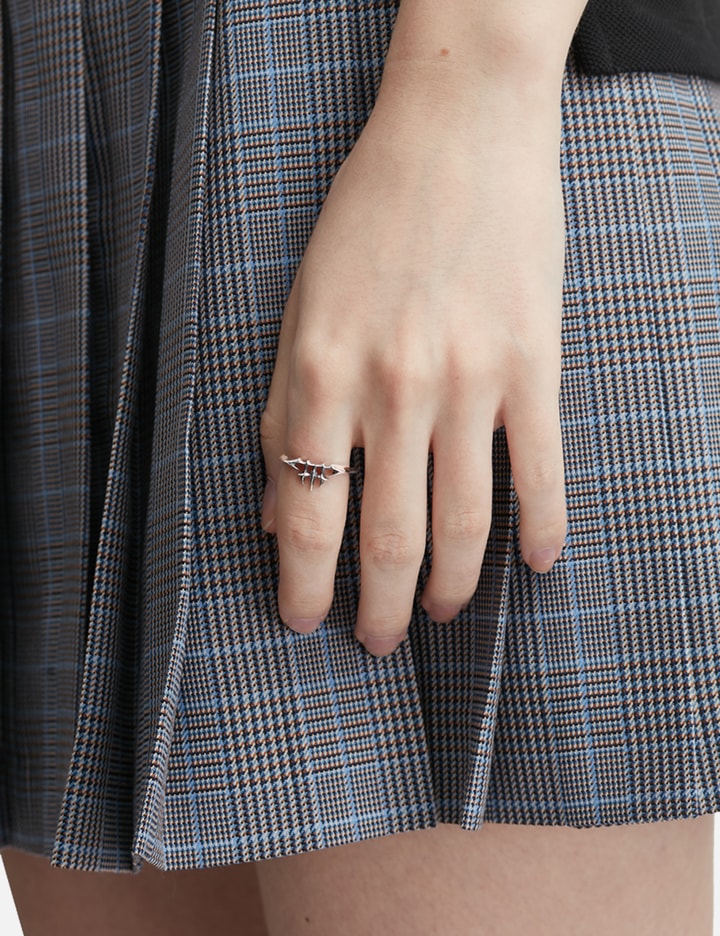 MIDNIGHTFACTORY Monogram Oxidised Ring