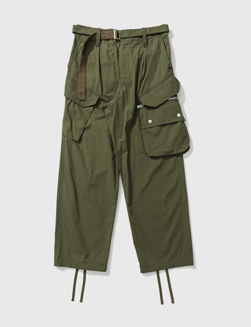 Sacai 21AW Cotton Oxford Pants 21-02596M 【公式通販】