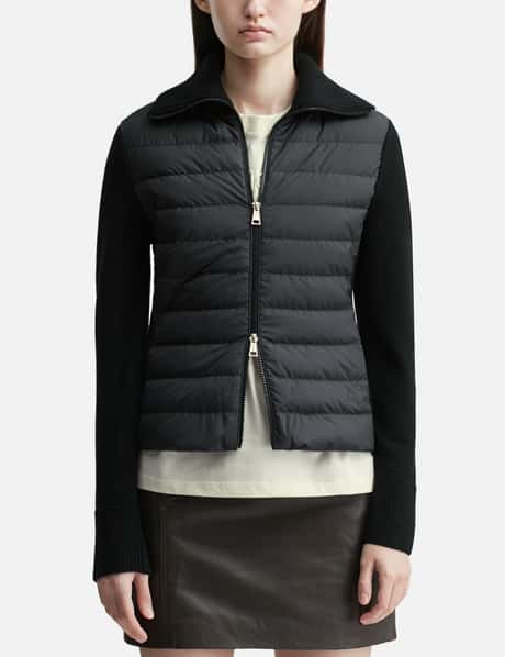 Padded Zip-Up Wool Cardigan view 17