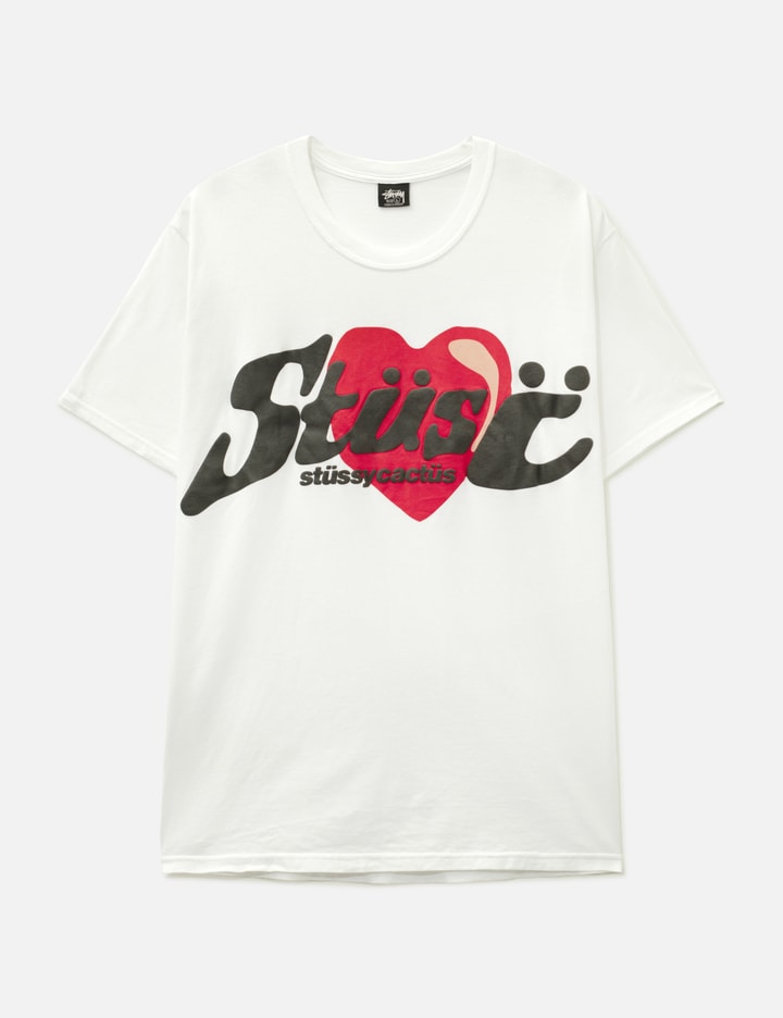 Stüssy Cactus Plant Flea Market Heart T-Shirt