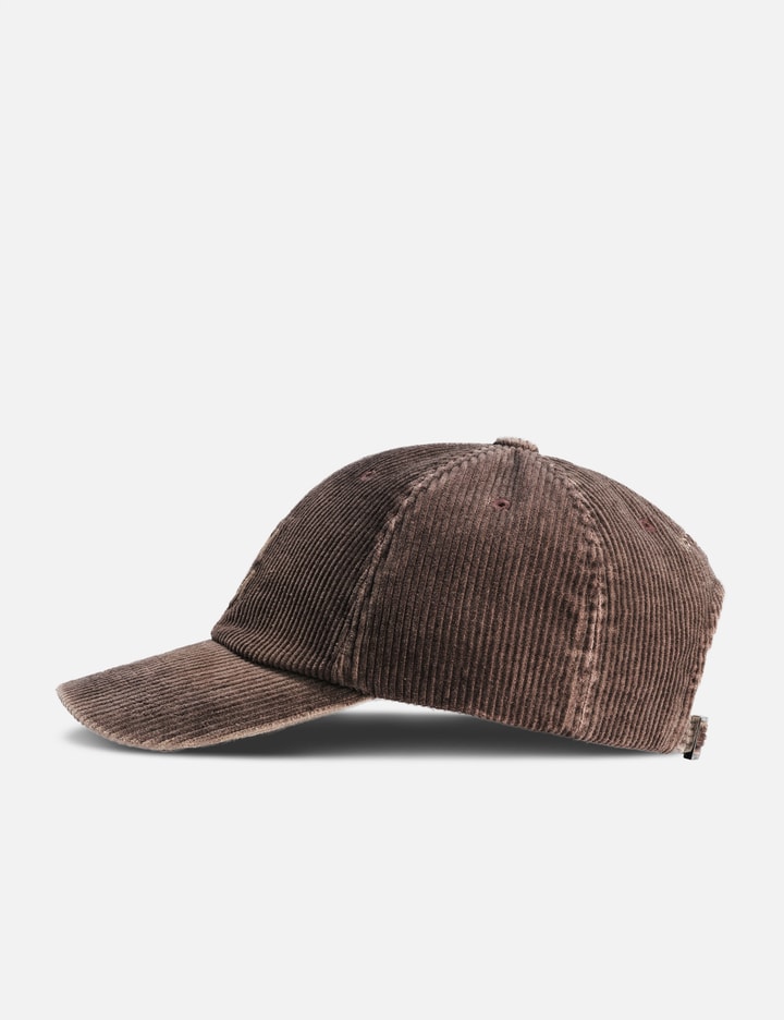 Wooyoungmi Ribbed Denim Logo Ball Cap