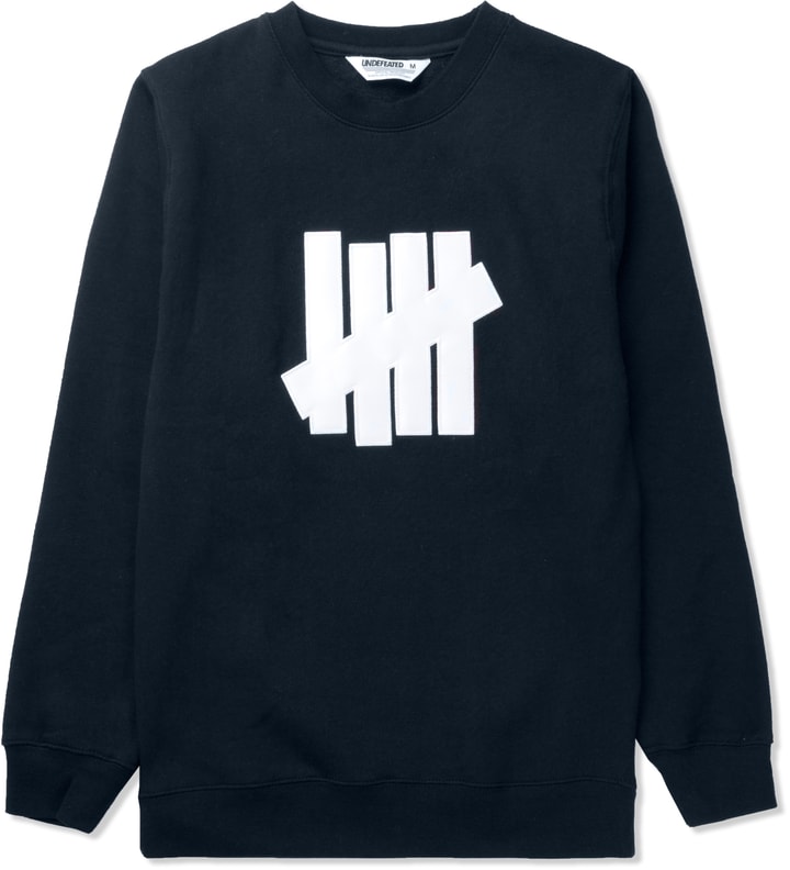 Undefeated - Navy 5 Strike App. Crewneck Sweater | HBX - Globally  