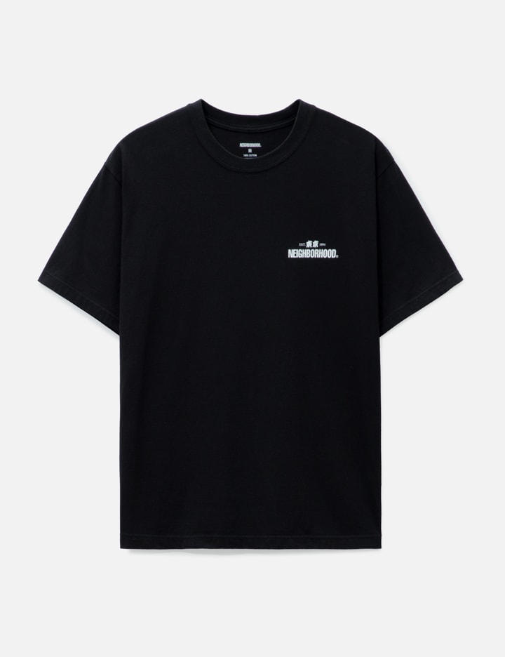 Neighborhood Nh. 4 Short Sleeve T-shirt In Black