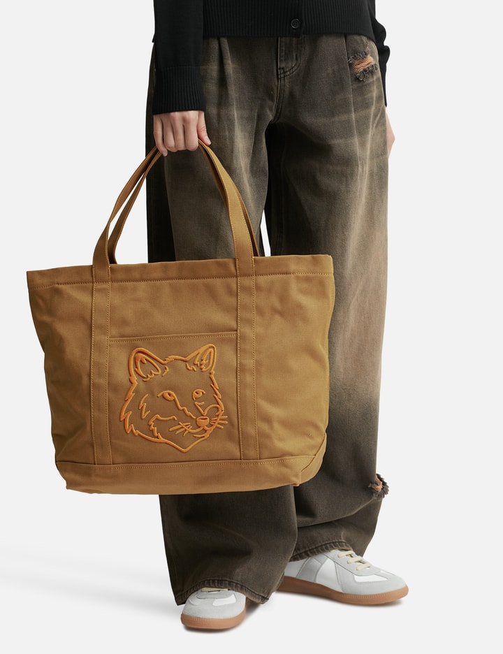 Bold Fox Head Large Tote Bag Placeholder Image