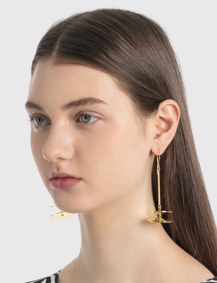 Round Plate Drop Earrings Placeholder Image