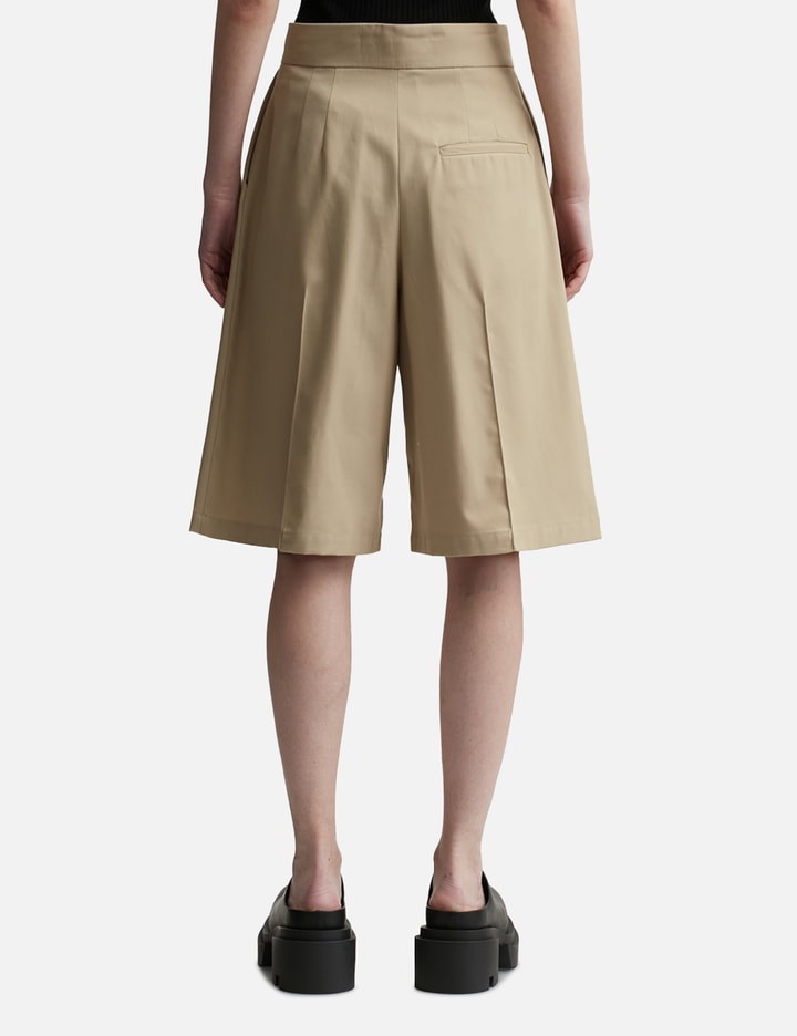 Shop Loewe Tailored Shorts In Beige