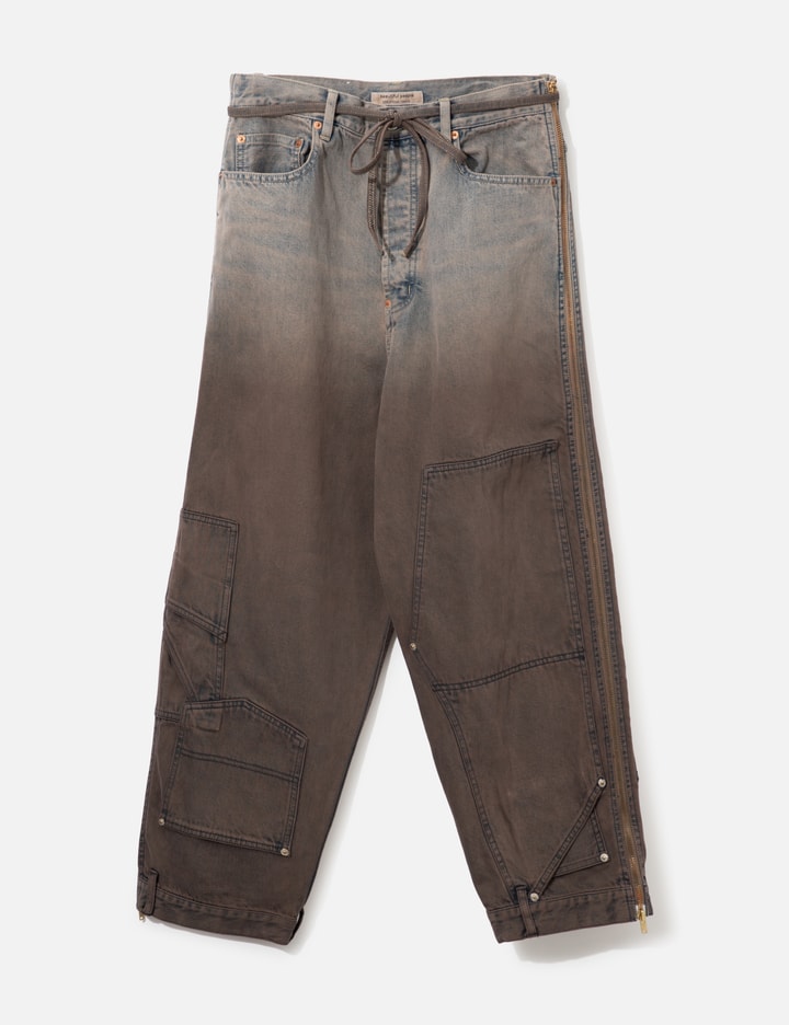 beautiful people Double-End Selvedge Denim Pants Gradation