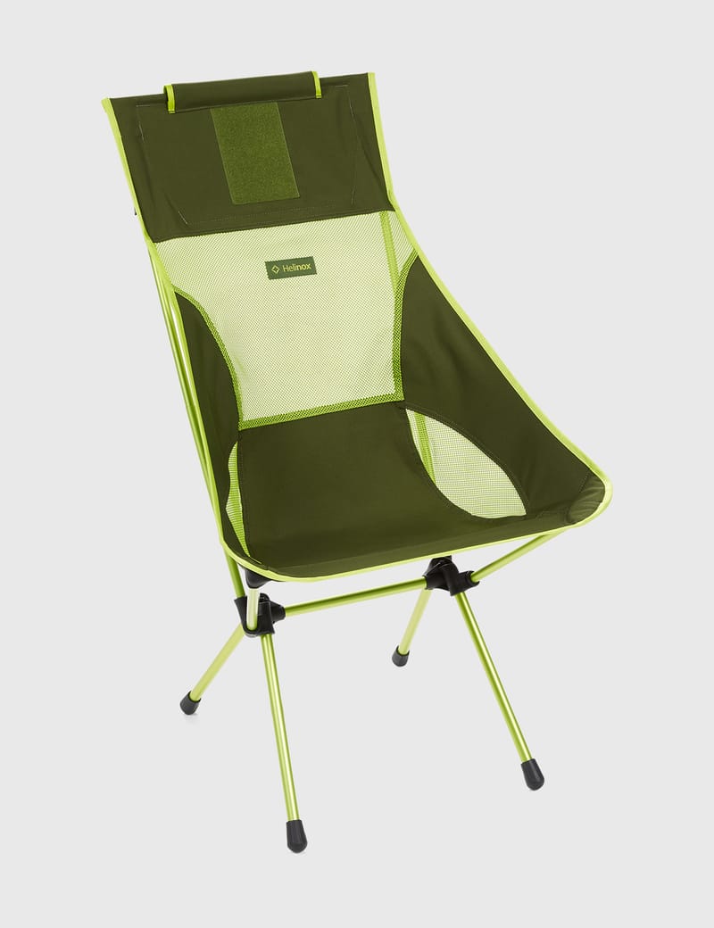 helinox sunset chair green