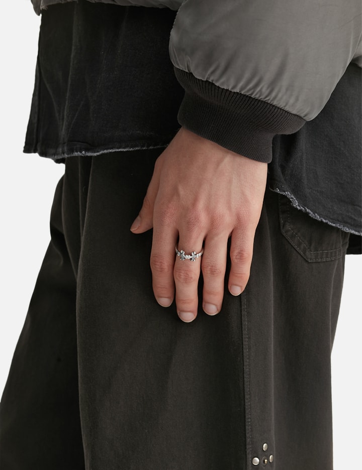 925 Silver Ring 002 - Cross Bone Placeholder Image