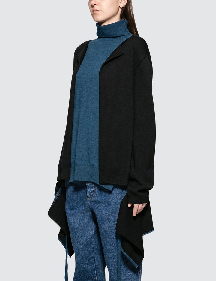 Roll Neck Color-block Sweater Placeholder Image