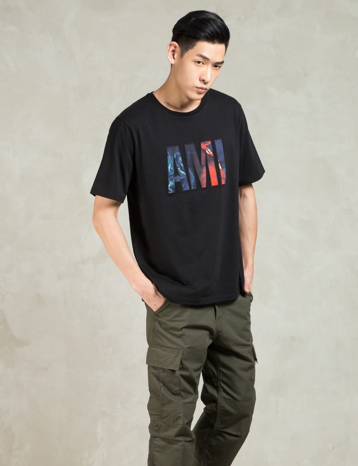 Black Big AMI Crewneck T-Shirt Placeholder Image