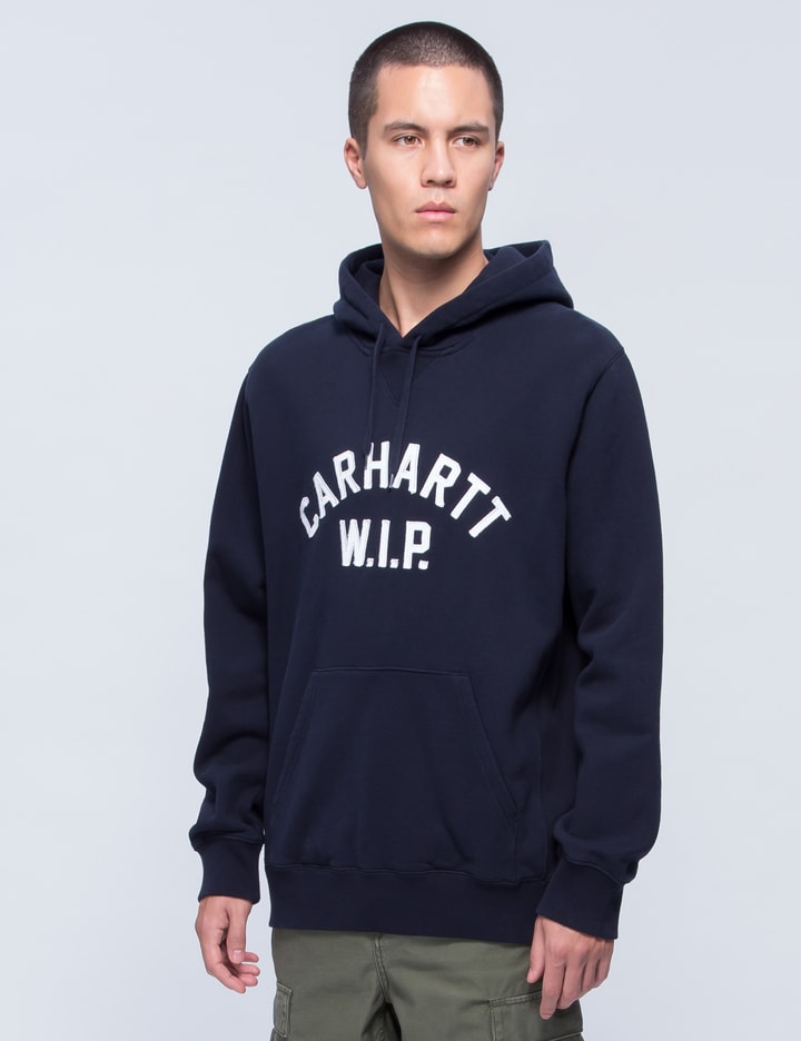Hooded Uss Script Sweatshirt Placeholder Image