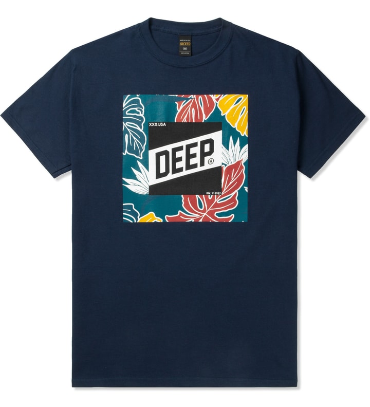 Navy Tropical Slope T-Shirt Placeholder Image