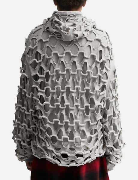 PROJECT G/R - REVERSIBLE LASER CUT ZIP HOODIE | HBX - ハイプ  