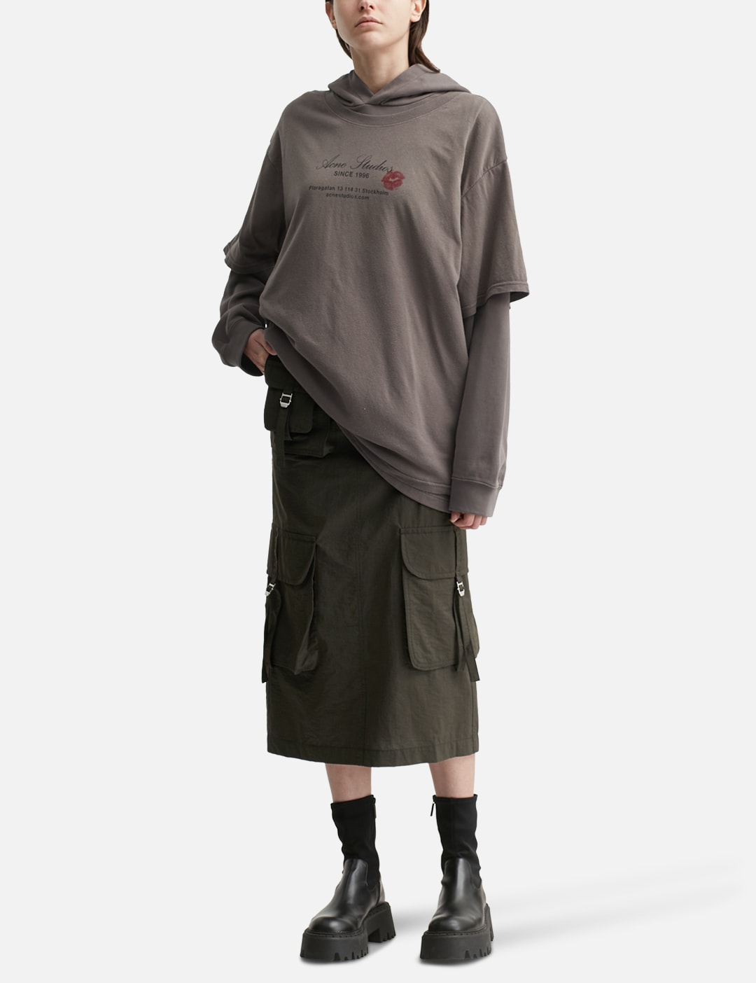 Double Layered Hoodie view 16