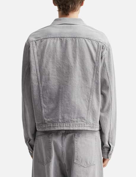 Time Travel Trucker Jacket Gray Denim view 12
