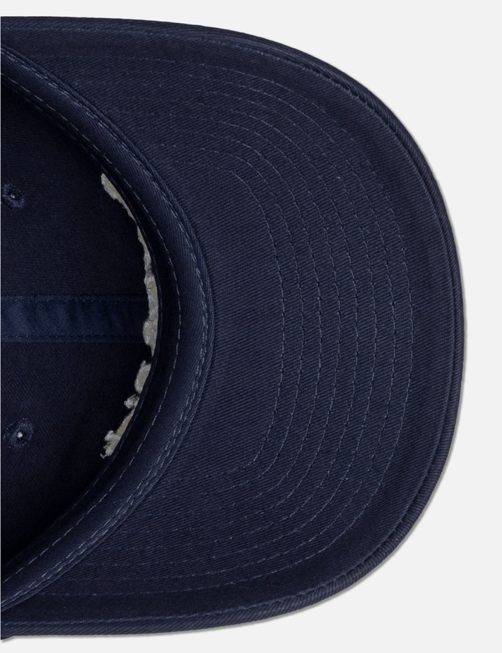 Sporty & Rich Serif Logo Hat In Blue