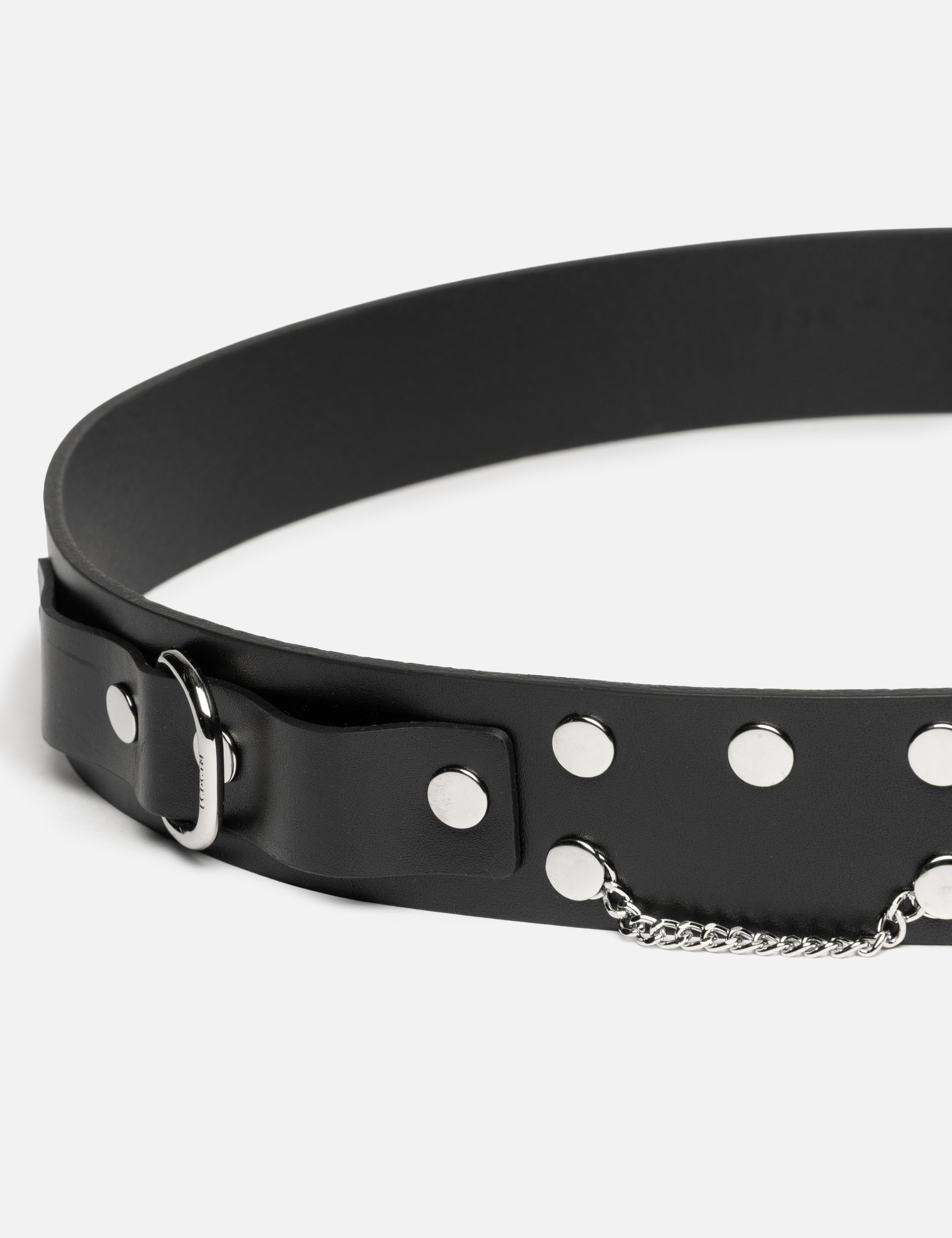 Eyelet D-Ring Leather Belt view 15