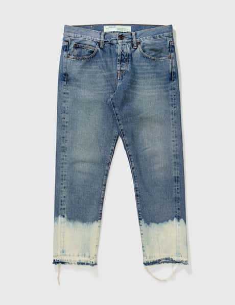 Off-White Off White Bleach Washed Jeans