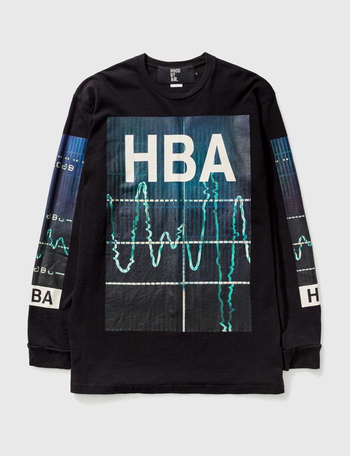 Hood By Air Electrocardiogram Print Ls T-shirt Placeholder Image