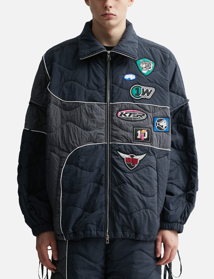 STAMPED PADDED BOMBER Placeholder Image