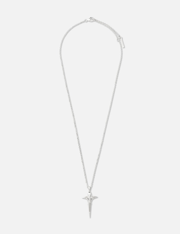 MIDNIGHTFACTORY Mechanic Cross Pendant Necklace