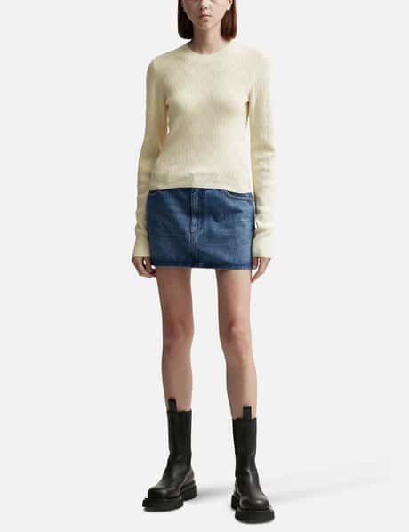 De Coeur Pointelle Crew Neck Sweater view 11