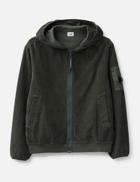 シーピーカンパニー Corduroy 350 Full Zip Hooded Sweatshirt