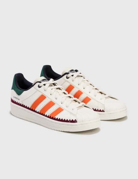 adidas gazelle silver green womens adidas Women's Rich Mnisi Superstar OT Tech in White | Size 7