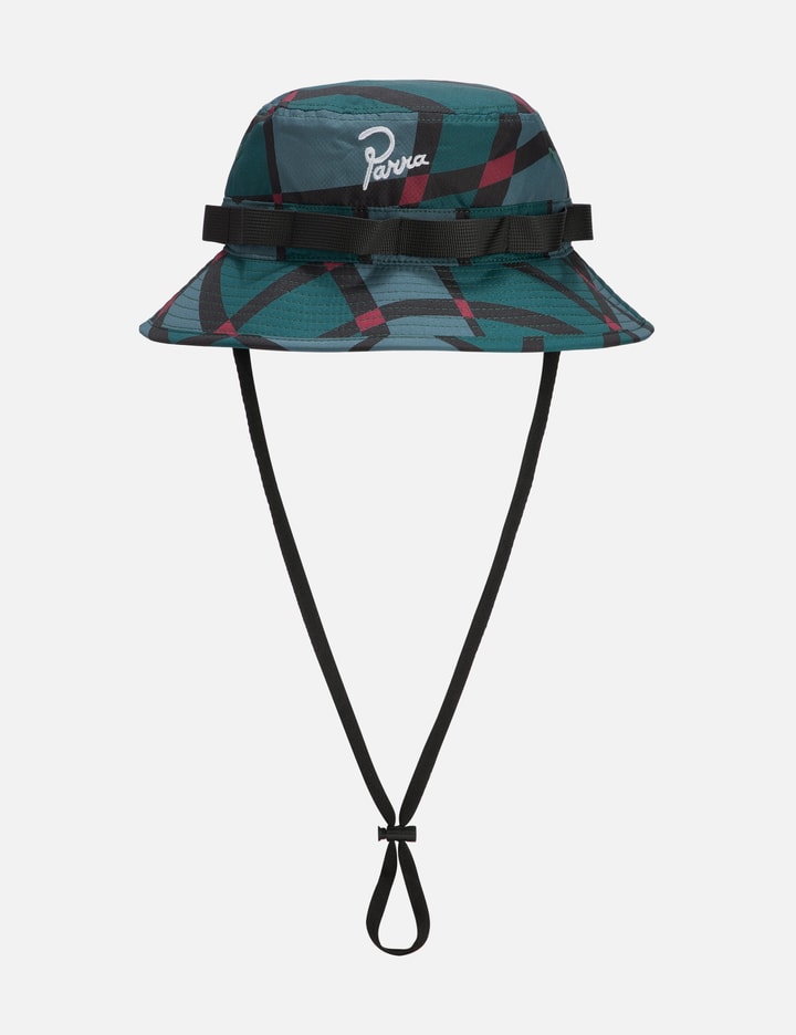 By Parra - squared waves pattern safari hat