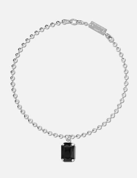 IN GOLD WE TRUST PARIS HBX exclusive - Ball Chain with Solo Black Crystal