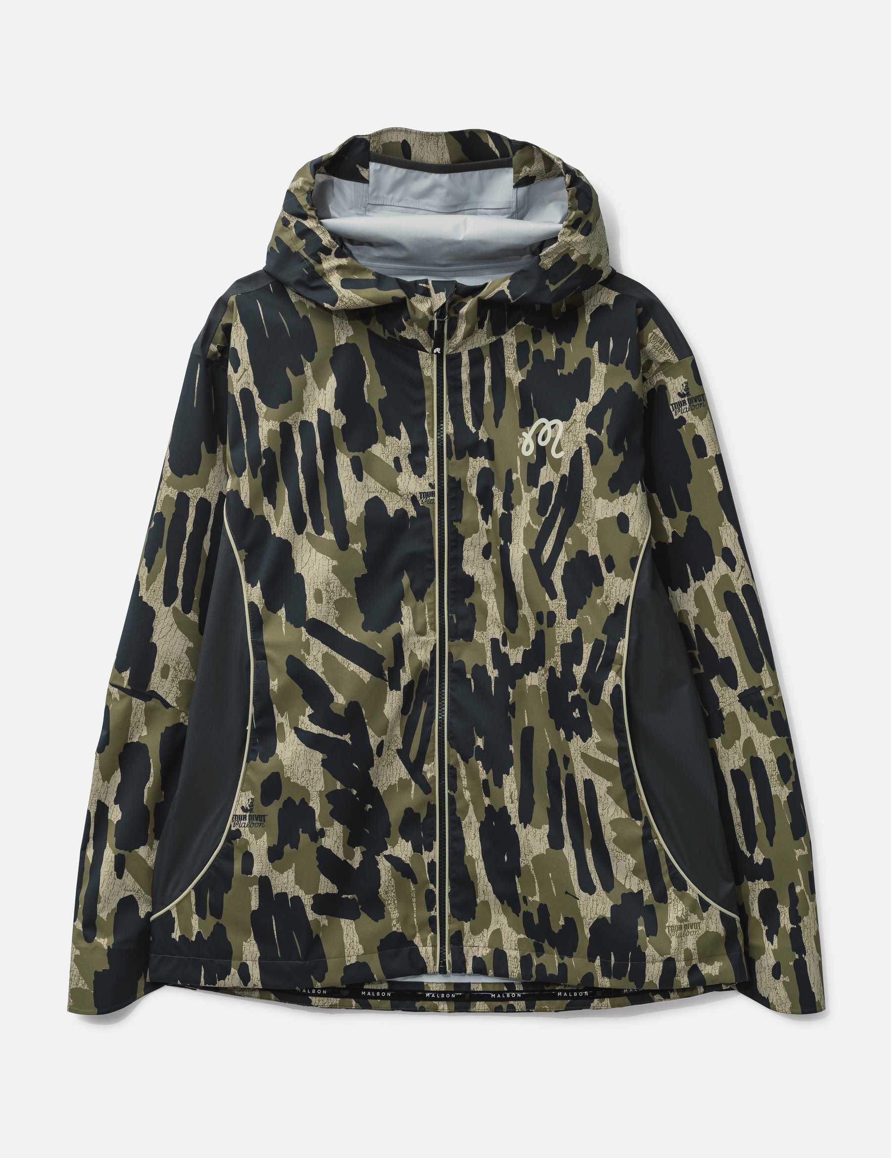 Tour Divot Camo Rain Jacket view 16