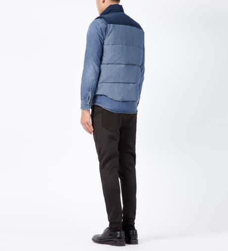 Bedwin & The Heartbreakers - Chambray Fripp Down Vest | HBX 