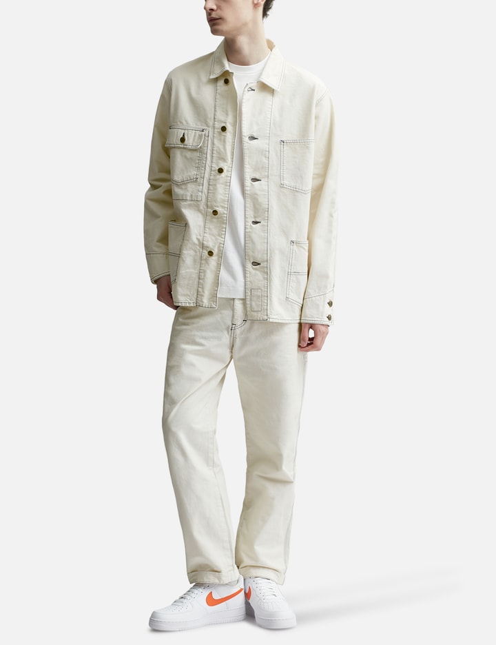 Shop Human Made Garment Dyed Painter Pants In White