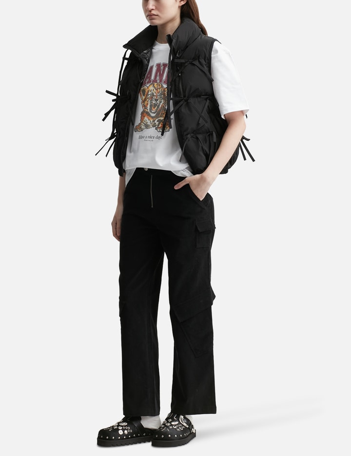 White Beaded Tiger T-shirt Placeholder Image