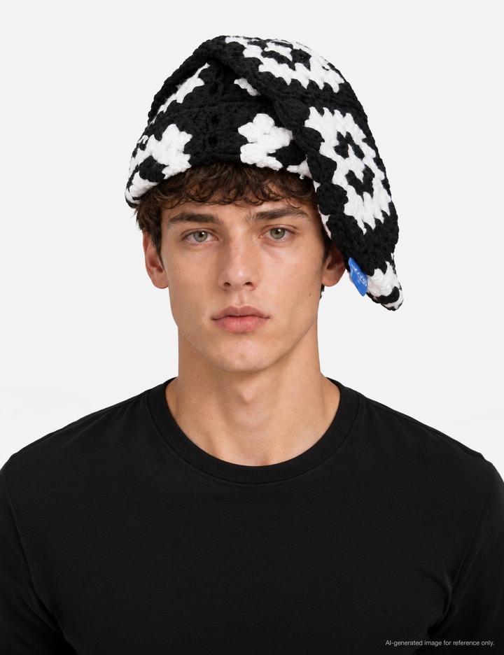 Arkyve Mono Square Crochet Sock Hat