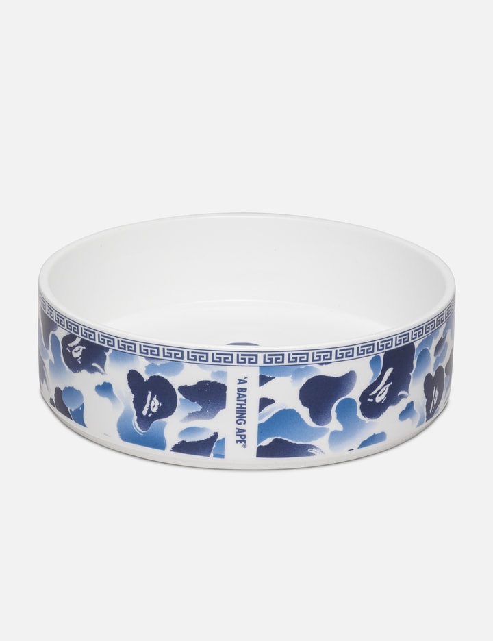 Bape Camo Flower Bowl In Blue