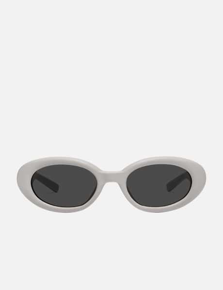 Gentle Monster GM X MM OVAL SUNGLASSES WITH LEATHER