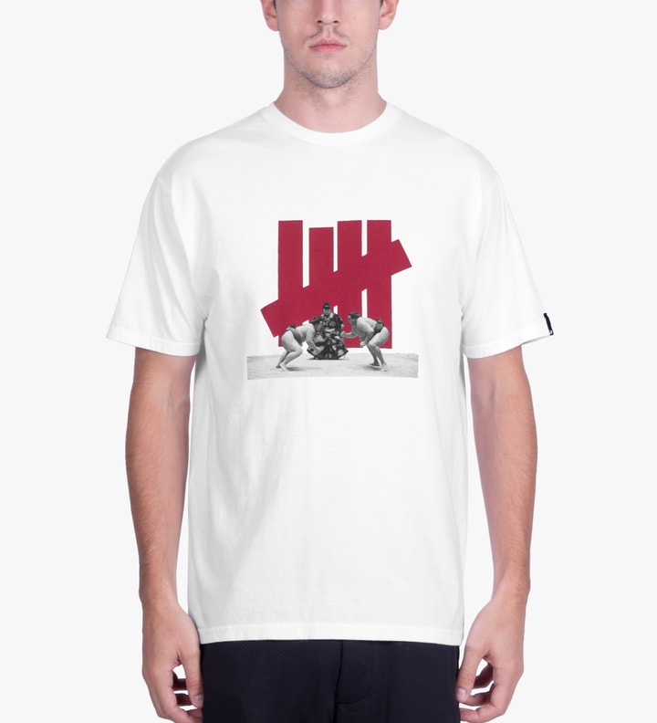 White Sumo Strikes T-Shirt Placeholder Image