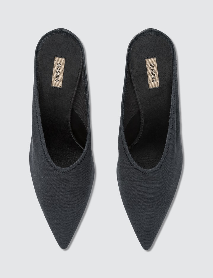 Women's Mule Pump In Stretch Canavs 70mm Placeholder Image