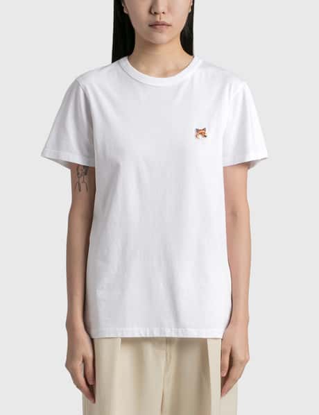 Maison Kitsune 폭스 헤드 패치 클래식 티셔츠