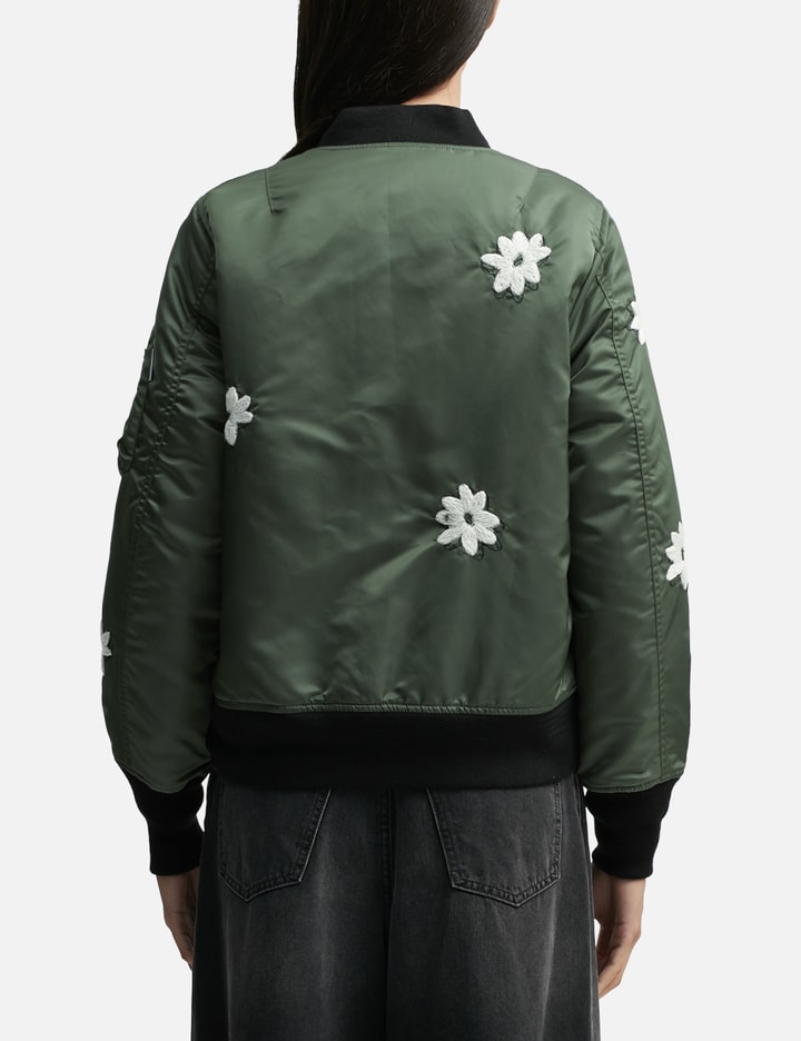 Flower Embroidery Flight Jacket Placeholder Image