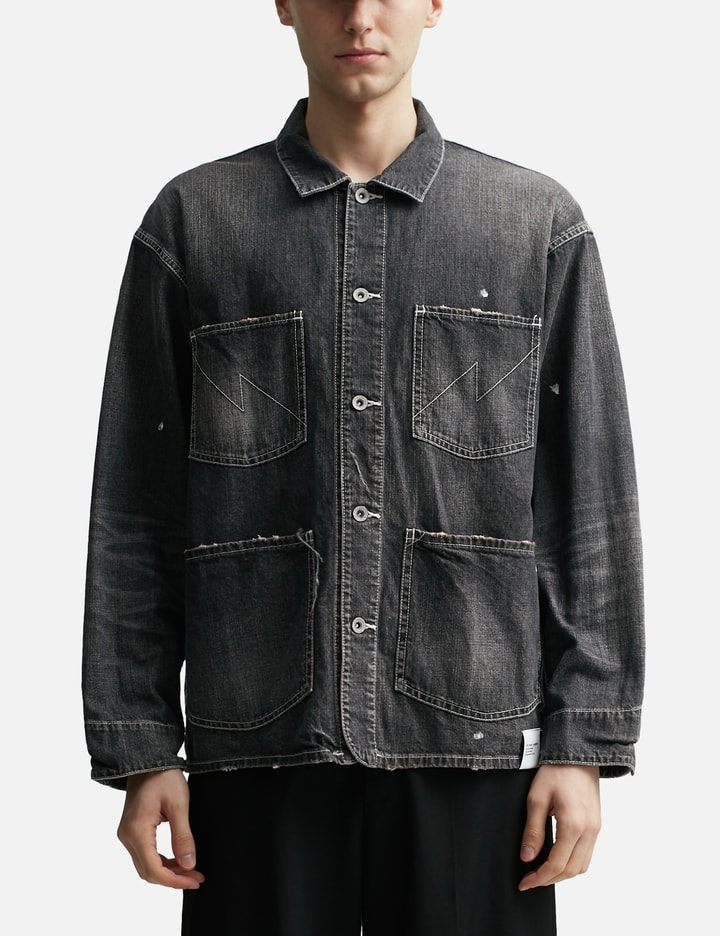 WASHED COVERALL JACKET Placeholder Image