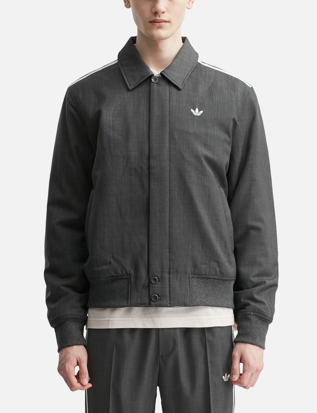 adidas gazelle silver green womens JX0267 Light Gray White Windbreaker adidas Skateboarding XL