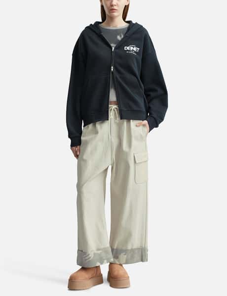 Roll Up Cargo Banding Pants Charcoal view 19