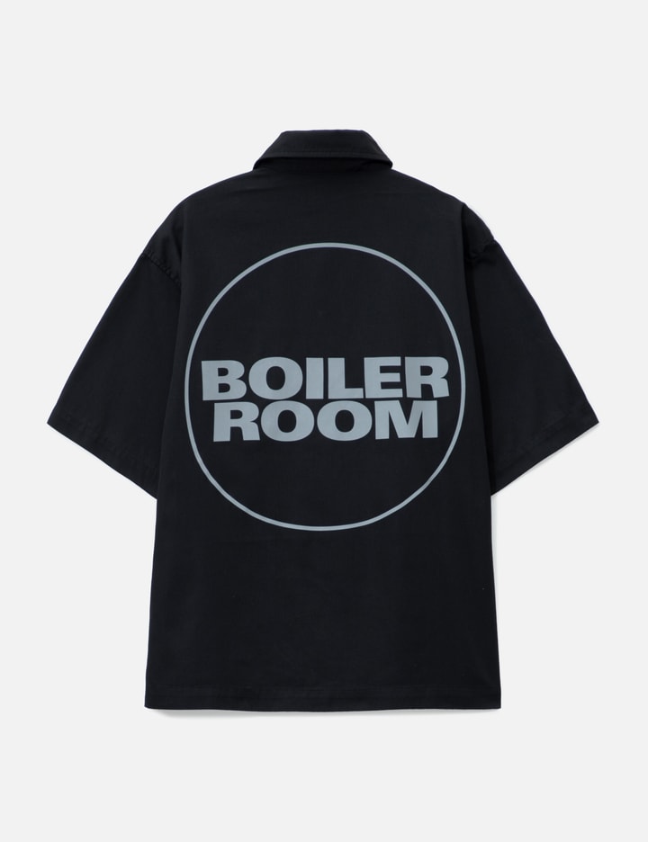 Boiler Room Core Oversize Short Sleeve Button-up Shirt