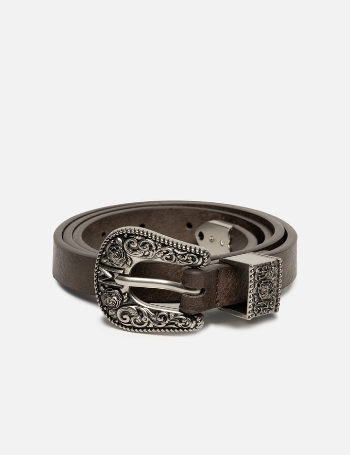 MARKGONG Western Woven Leather Belt