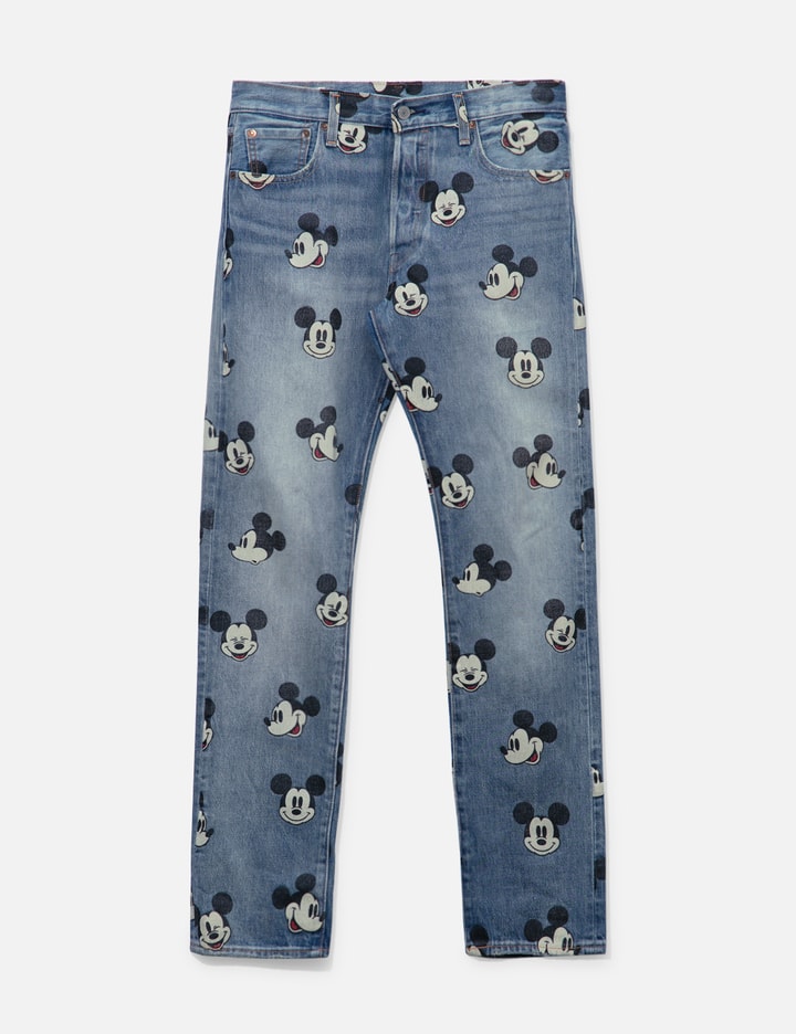 Levi's X Disney Mickey Mouse 501® Jeans In Blue