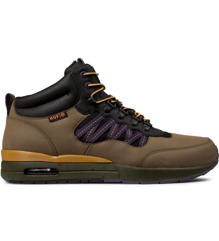 Huf Chestnut/Purple HR-1 Shoes
