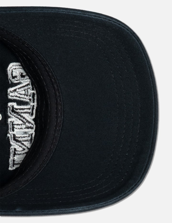 Ganni Black Canvas Cap